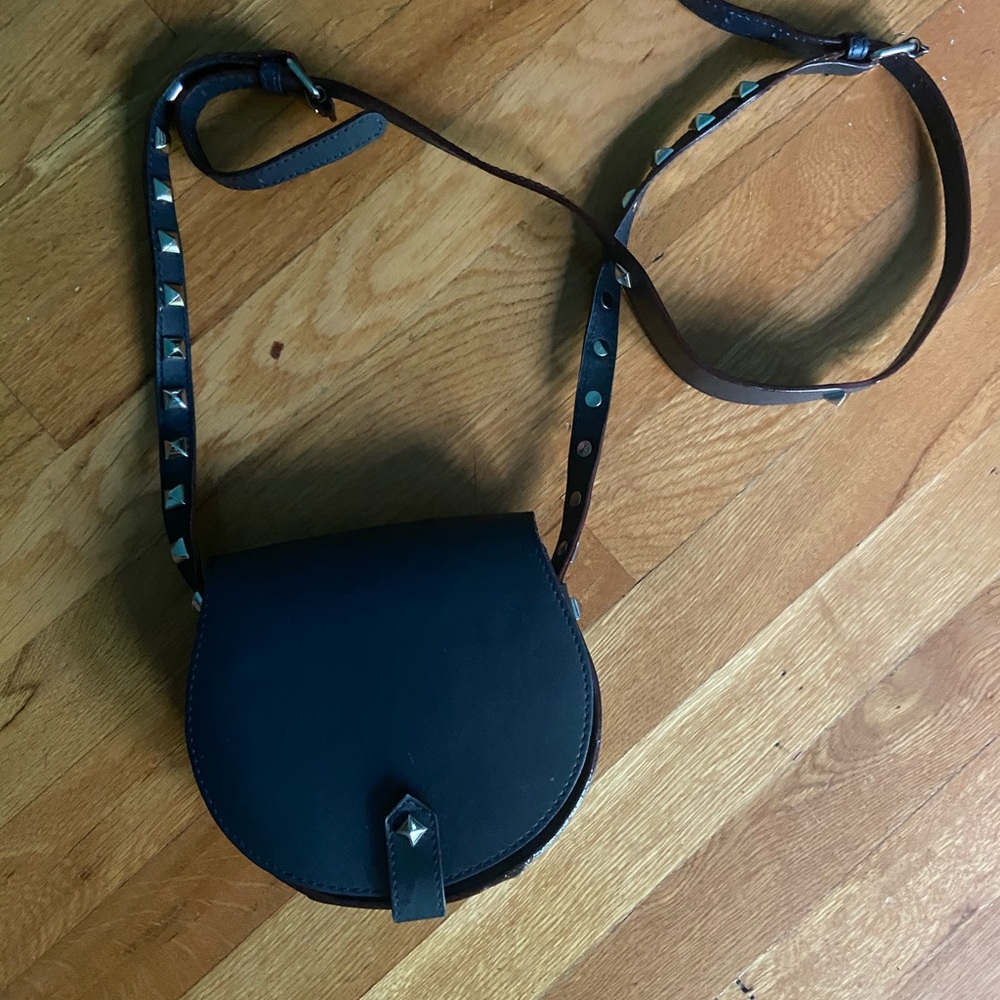 Rebecca minkoff leather mini satchel bag
